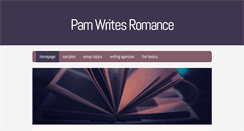 Desktop Screenshot of pamwritesromance.com