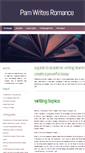 Mobile Screenshot of pamwritesromance.com